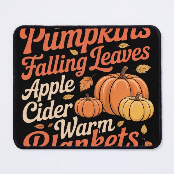Item preview, Pumpkins apple cider warm blankets leaves fall Halloween fun designed and sold by Dolostope.