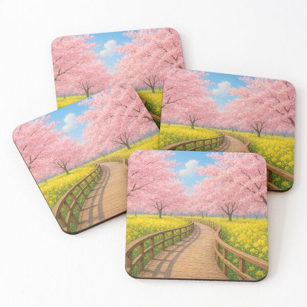 Item preview, Spring path under a canopy of blossoms designed and sold by Sigtrix.
