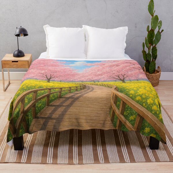 Item preview, Spring path under a canopy of blossoms designed and sold by Sigtrix.