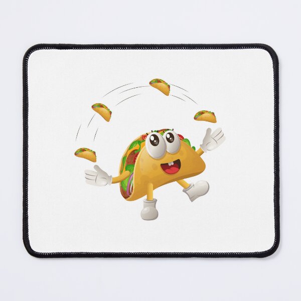 Item preview, Funny Taco Cartoon Character – Cute Mexican Food Illustration designed and sold by Graphizia.