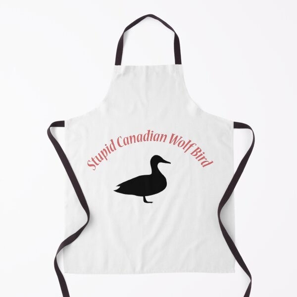 Item preview, Heated rivalry: Stupid Canadian Wolf Bird funny stickers designed and sold by Khalid lq.
