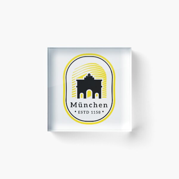 Artikelvorschau, München Reisebriefmarke Vintage Souvenir Design entworfen und verkauft von Retr0Tshirts.