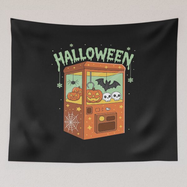 Item preview, Funny Haunted Claw Machine Halloween Spooky Pumpkin & Skull designed and sold by trinfhri.