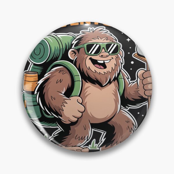 Item preview, Funny S'more Adventures Await Bigfoot Camping designed and sold by trinfhri.