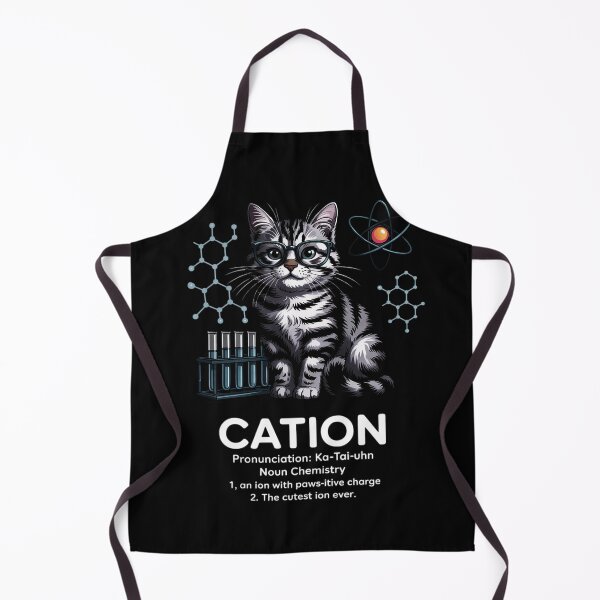 Item preview, Cation - Chemistry Humor Science Teacher Cat Pun designed and sold by AmandasHastie.