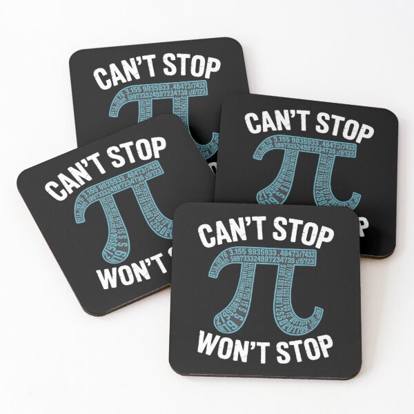 Item preview, Can't Stop Pi Won't Stop Math Pi Day Maths Club designed and sold by AmandasHastie.