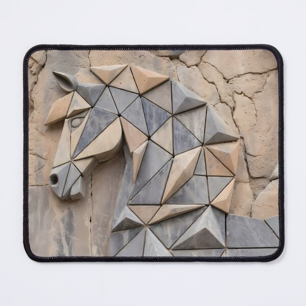 Item preview, Horse Theme Rock Wall Mural (image size 7840x11680) designed and sold by Digital-Davinci.