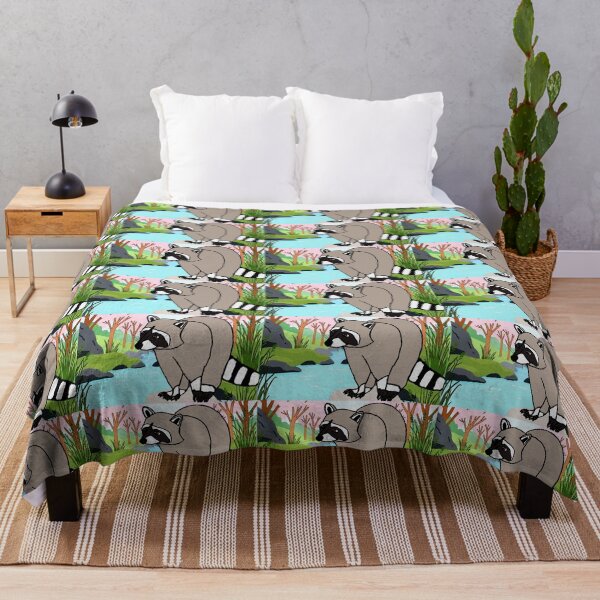 Item preview, Raccoon by the River designed and sold by icedragonart77.
