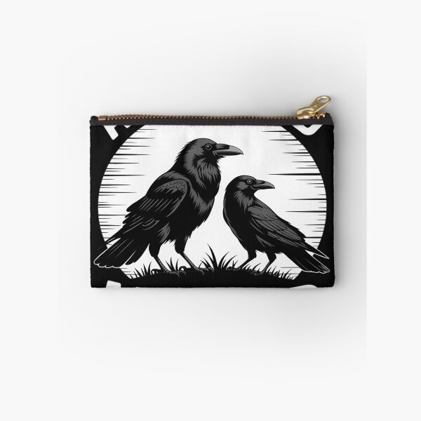 Item preview, Raven Crows Attempted Murder Funny Spooky Humor Halloween designed and sold by Dolostope.