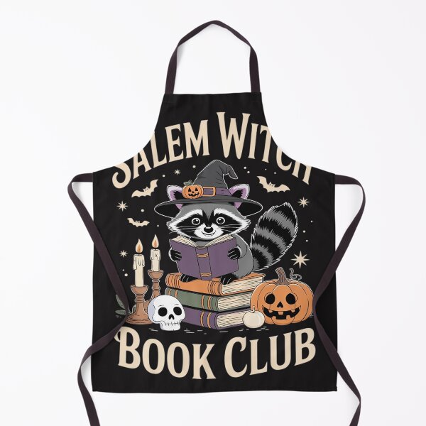 Item preview, Salem WItch Book Club Halloween Raccoon Witch Reading Book designed and sold by Dolostope.