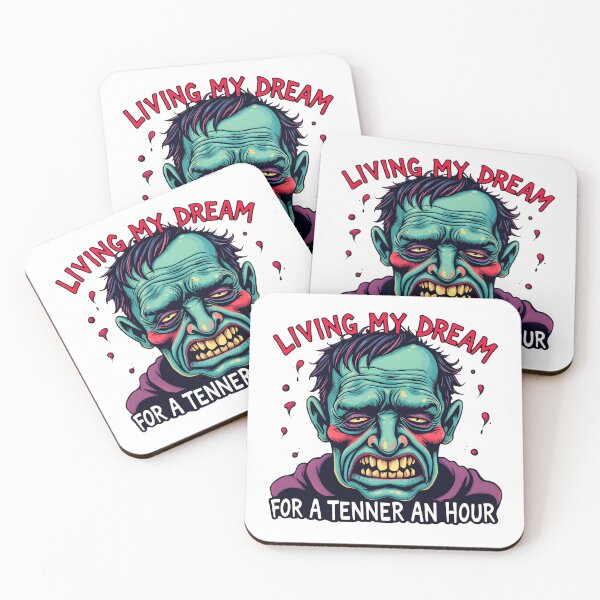 Item preview, ''Living My Dream for a Tenner An Hour''  designed and sold by shelteredinside.