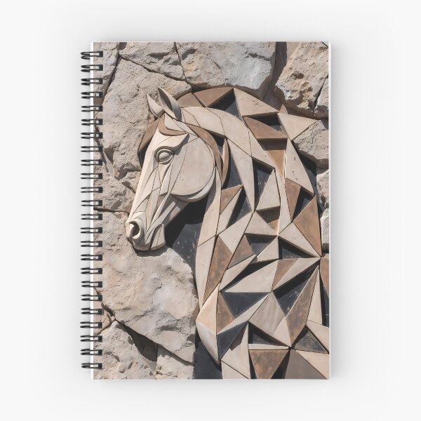 Item preview, Horse Theme Rock Wall Mural (image size 7840x11680) designed and sold by Digital-Davinci.
