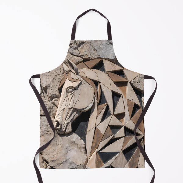 Item preview, Horse Theme Rock Wall Mural (image size 7840x11680) designed and sold by Digital-Davinci.
