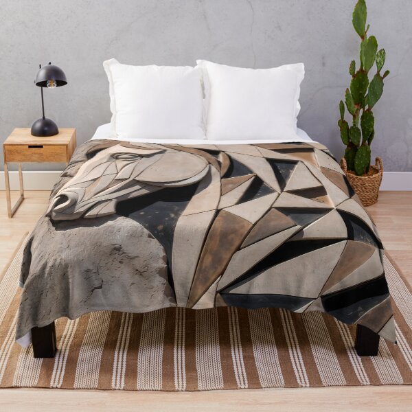 Item preview, Horse Theme Rock Wall Mural (image size 7840x11680) designed and sold by Digital-Davinci.