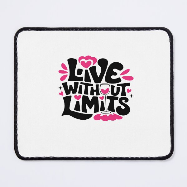 Item preview, Live Without Limit – Inspirational Quote Print designed and sold by GoxyVision.