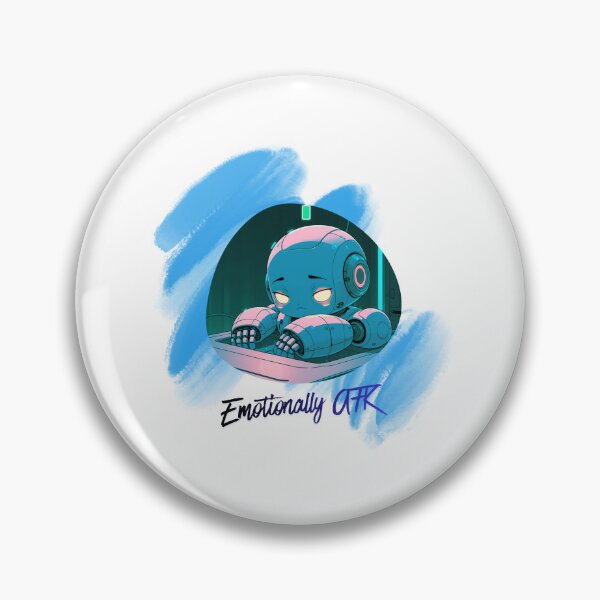 Item preview, Emotionally AF modern illustration designed and sold by SloganSauce.