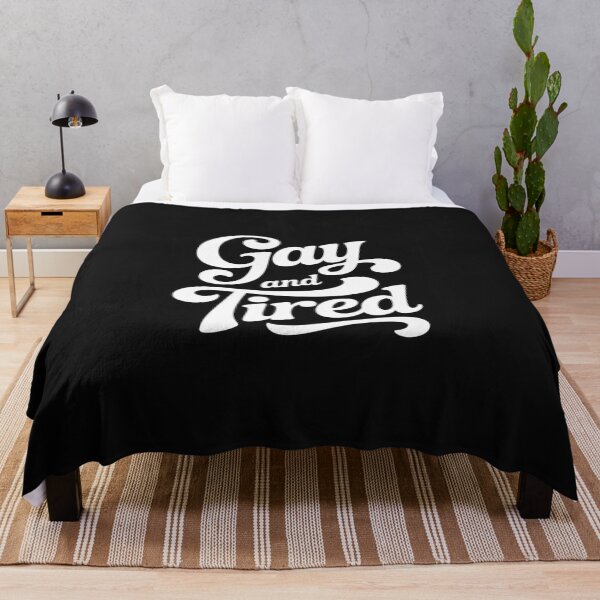 Item preview, Gay And Tired LGBTQ Aesthetic Gay Lesbian Pride designed and sold by trinfhri.