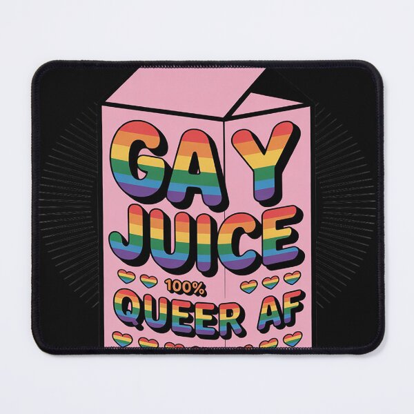 Item preview, Gay Juice 100% Queer AF Fruity Flavor LGBT Gay Pride designed and sold by trinfhri.
