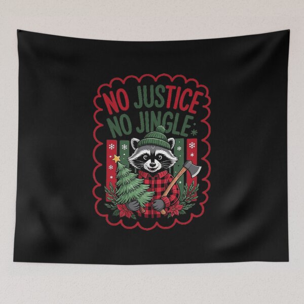 Item preview, No Justice No Jingle Christmas Protest Message designed and sold by Bruceiee495.