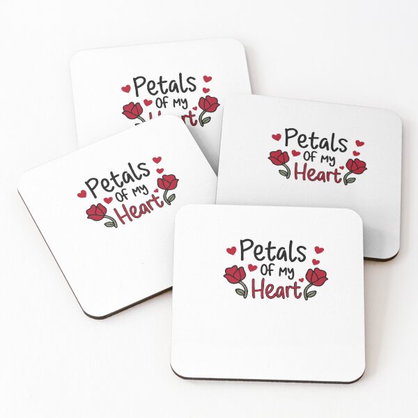 Item preview, Petals of My Heart – Romantic Love Print designed and sold by GoxyVision.