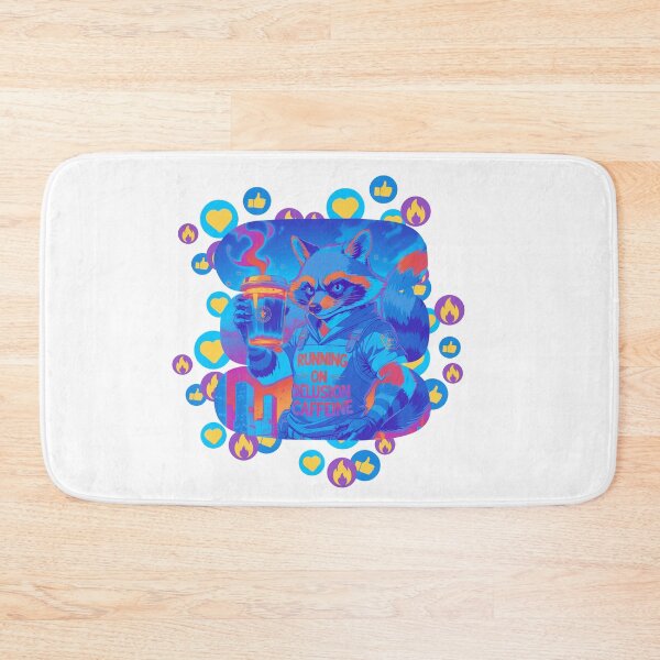 Item preview, Running on Delusion & Caffeine relatable humor designed and sold by SloganSauce.
