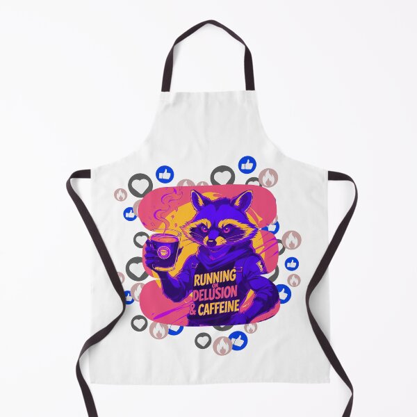 Item preview, Running on Delusion & Caffeine redbubble apparel designed and sold by SloganSauce.