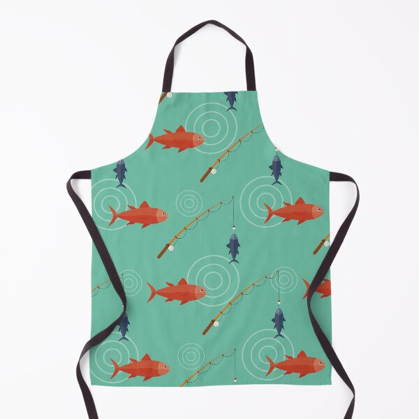 Item preview, Fishing on blue designed and sold by reneesillus.