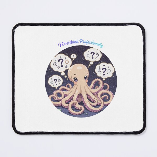 Item preview, I Overthink Professionally designed and sold by SloganSauce.
