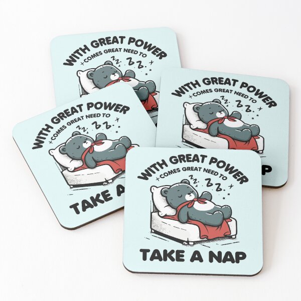 Item preview, Superhero Teddy Bear Nap Time Fun designed and sold by Retr0Tshirts.
