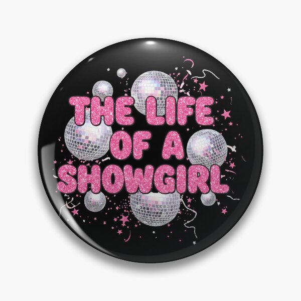 Item preview, The Life of a Showgirl - Pink Glitter Disco Ball Party Art designed and sold by Latikshop.