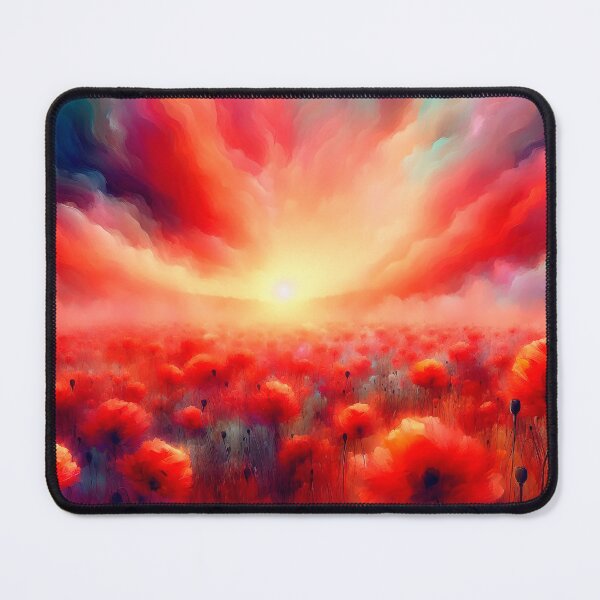 Item preview, Sunrise Over Poppy Field designed and sold by paulrommer.