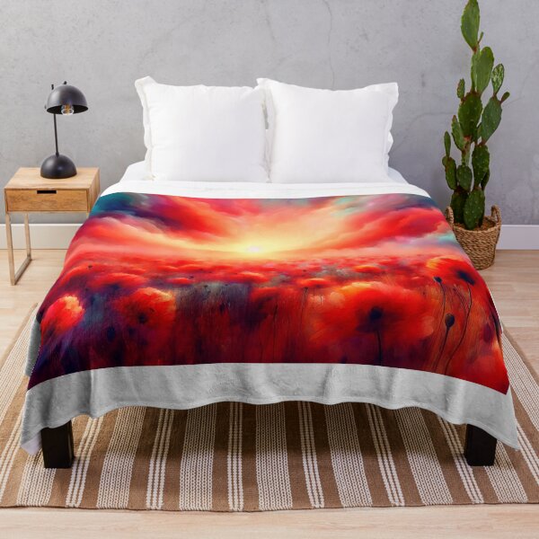Item preview, Sunrise Over Poppy Field designed and sold by paulrommer.