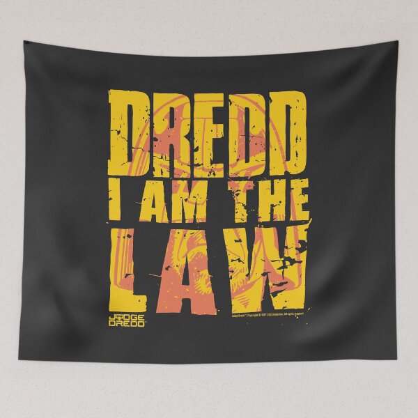 Item preview, Judge Dredd I Am The Law Helmet Print designed and sold by All-And-Every.