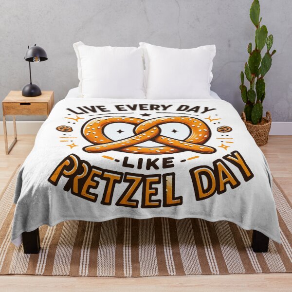 Item preview, Live Every Day Like Pretzel Day designed and sold by Retr0Tshirts.
