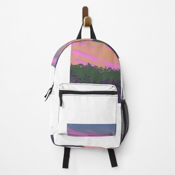 Item preview, Sunset with pinky clouds, flowers and herbes designed and sold by James-benixi art.