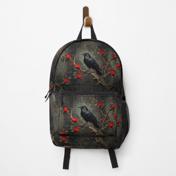 Item preview, Raven Among the Crimson Petals designed and sold by JacquiTaylorArt.