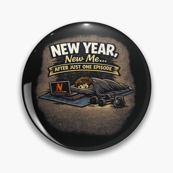 Item preview, New Year New Me... After Just One Episode (for him) designed and sold by JustOneRep.