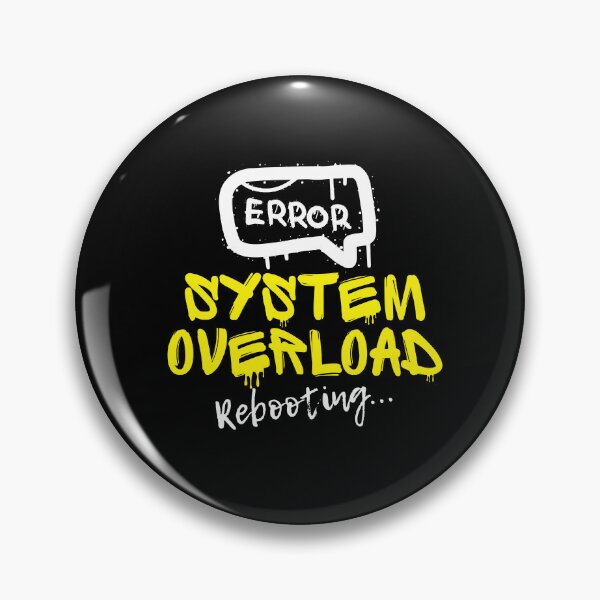 Item preview, System Overload Rebooting | Funny ADHD Glitch Art designed and sold by JB-designstudio.
