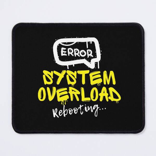Item preview, System Overload Rebooting | Funny ADHD Glitch Art designed and sold by JB-designstudio.