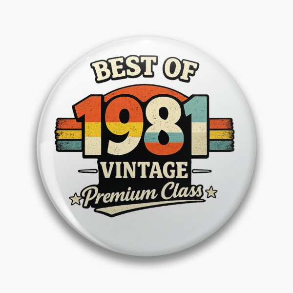 Item preview, Best of 1981 Vintage Birthday Design designed and sold by GrawerekCom.
