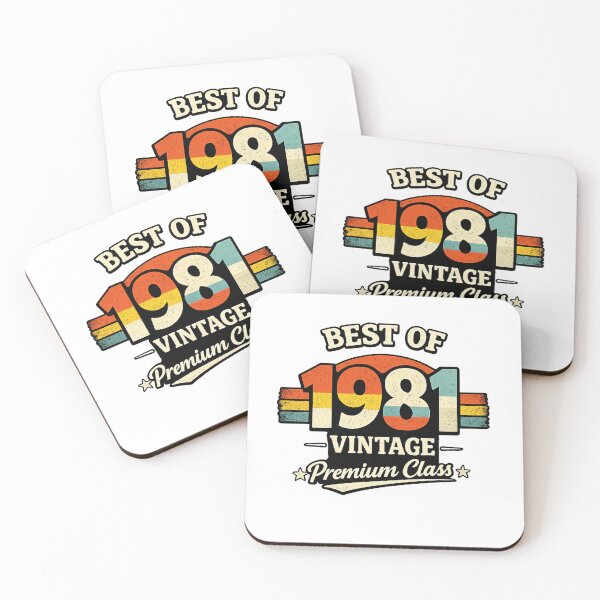 Item preview, Best of 1981 Vintage Birthday Design designed and sold by GrawerekCom.