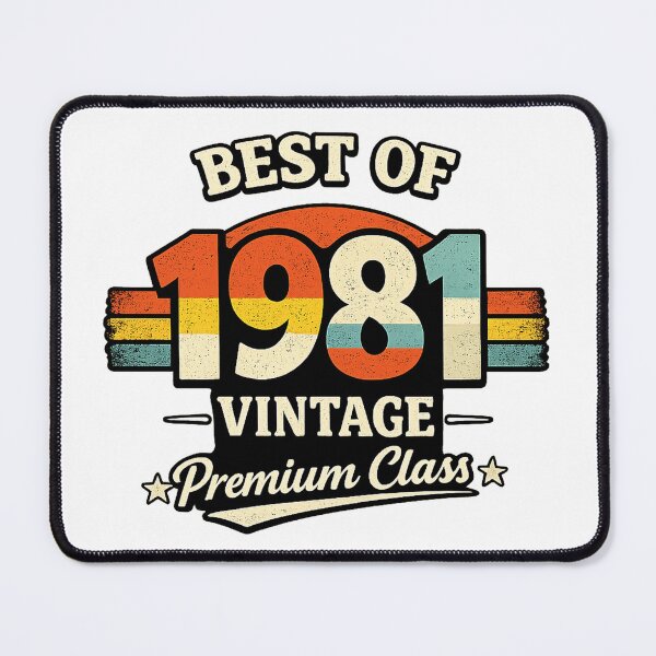 Item preview, Best of 1981 Vintage Birthday Design designed and sold by GrawerekCom.