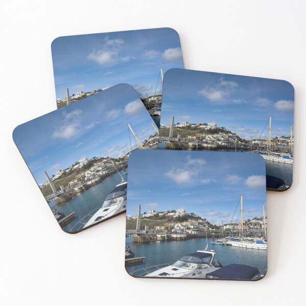 Item preview, Torquay Marina Devon Photography – Coastal Harbour Print designed and sold by leonwoods.