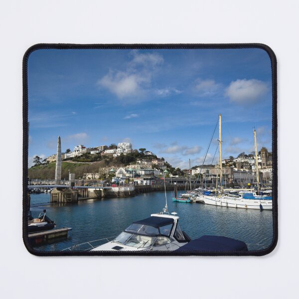 Item preview, Torquay Marina Devon Photography – Coastal Harbour Print designed and sold by leonwoods.