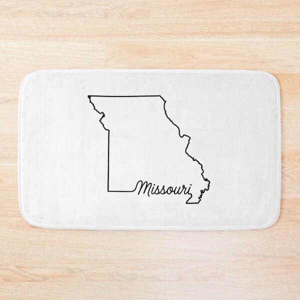 Item preview, Missouri State Outline – Minimal Script Typography Line Art designed and sold by Paper Drip.