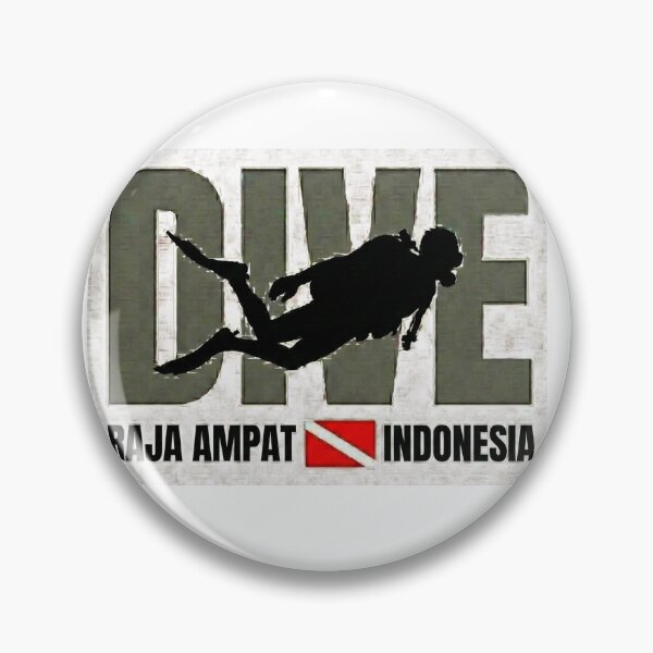 Item preview, Raja Ampat Diver Silhouette design | Indonesia Scuba Dive Flag designed and sold by Peycer.