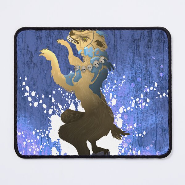 Item preview, Xolotl the Aztec god on Blue designed and sold by Digital Attic 95.