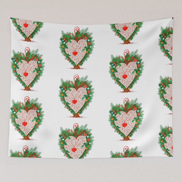 Item preview, Love Christmas Tree Heart designed and sold by Digiheart.