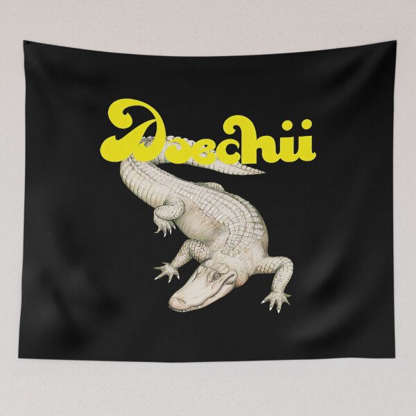 Item preview, Playful Reptile Illustration With Bold Yellow designed and sold by Daftpunkk155.