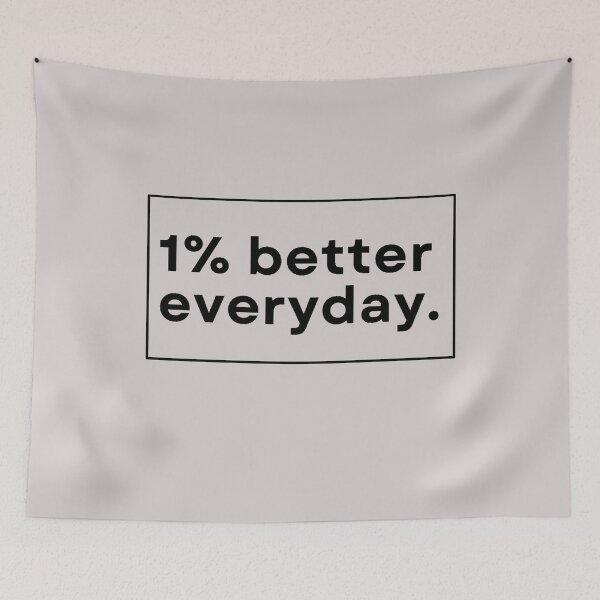Item preview, One percent better everyday designed and sold by TonsPOD.